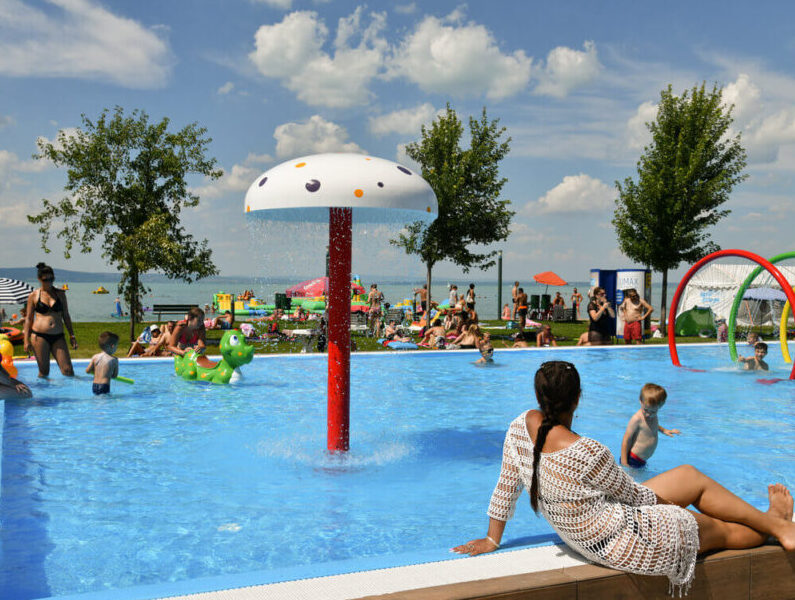 Siófoki Nagystrand: Gyerekmedence